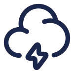 Cloud Bolt SVG Icon